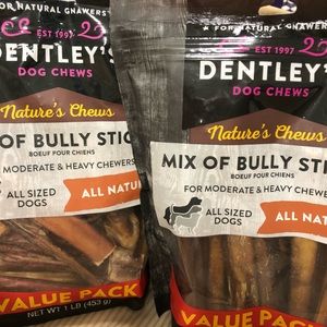Dentley's® Bully Sticks Dog Chew Treats - 1 lb
by Dentley's bundle two exp 2026